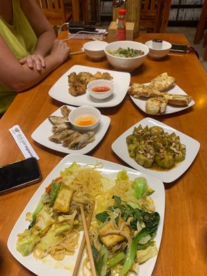 Fully fill up your empty belly for 3 people just $20 in total - MINH KIEN  vegetarian restaurant, Hoi An at Minh Kien Vegetarian Restaurant in Hoi An