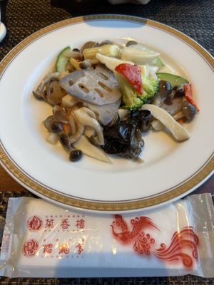 Fried veggies   at Saikoro Toyama Station - MAROOT in Toyama