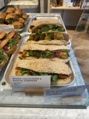 Spiced cauliflower and pickled aubergine  at Gail's - Bromley  in Bromley