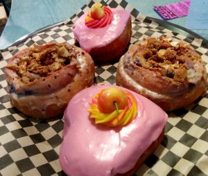 Vegan donut deliciousness at Hella Vegan Eats in Oakland