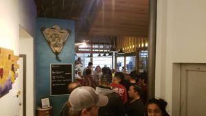 inside at Hella Vegan Eats in Oakland