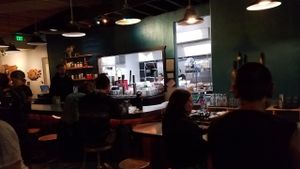 inside at Hella Vegan Eats in Oakland