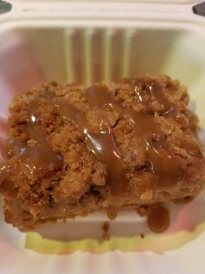 coffee cake at Hella Vegan Eats in Oakland