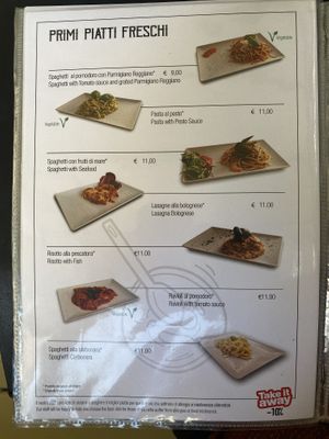 Vegetarian options   at Il Maggiore Café in Riomaggiore