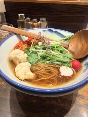 Rainbow Vegan Ramen  at Afuri Yokohama Joinus   in Yokohama