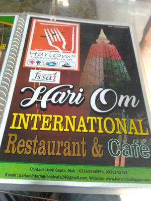  at Hari Om International Cafe in Bodhgaya