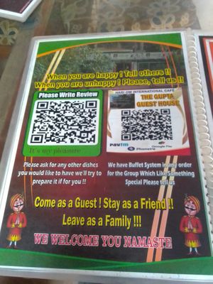  at Hari Om International Cafe in Bodhgaya