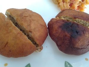 Litti chokha at Hari Om International Cafe in Bodhgaya