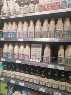 Eco laundry things at Planet Organic - Broadway Market in East London