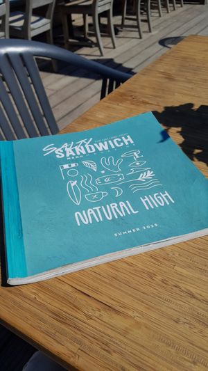 Menu at Beach Club Natural High in Ouddorp