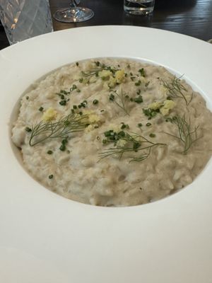 Lemon leek risottoo  at Gordon Ramsay Hell's Kitchen in Washington