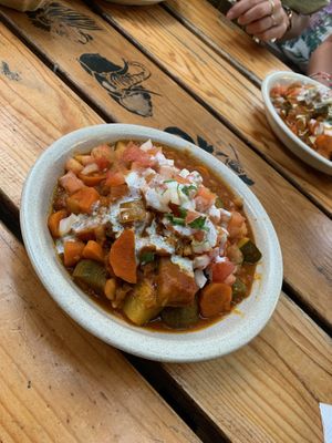 Vegan curry  at The Garden  in Lagos