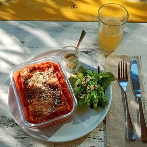 "Classic" Lasagne at Soulscape Café in Koh Phangan