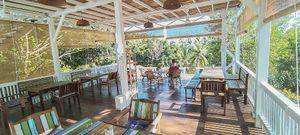 First floor view at Soulscape Café in Koh Phangan