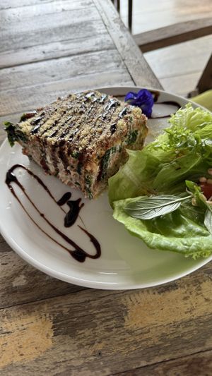 Raw lasagna   at Soulscape Café in Koh Phangan