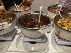 Assembly line at AO Organic Japanese in New York City