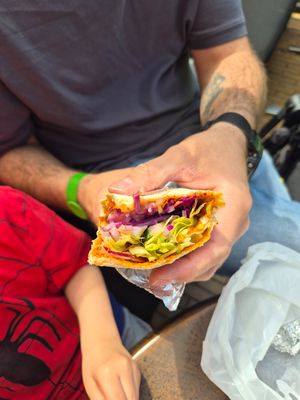 Lahmacun at Just Döner in Zandvoort
