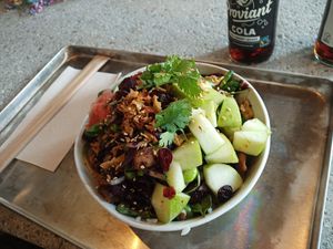 No duck bowl at JIGI Poke in Berlin