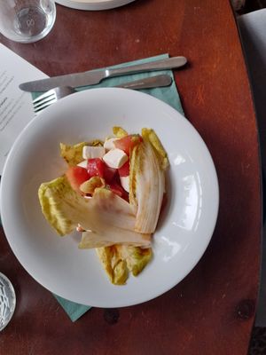 Geta salad with watermelon at The Marlborough in Richmond