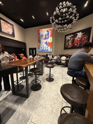 Seating   at illy Caffè in Las Vegas