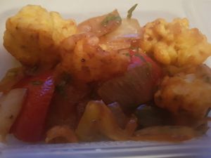 Manchurian veggie balls at Bombay Babu in South Shields