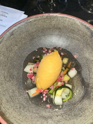 Sopa de Frutas y Verduras  at Corral de la Moreria in Madrid