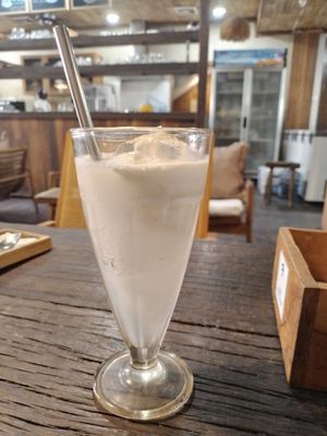 Tuak Float. at Tukies Coconut Shop  in Ubud