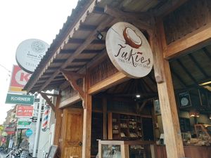 Shop Front. at Tukies Coconut Shop  in Ubud