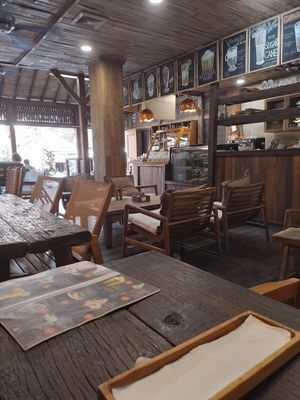 Interior. at Tukies Coconut Shop  in Ubud