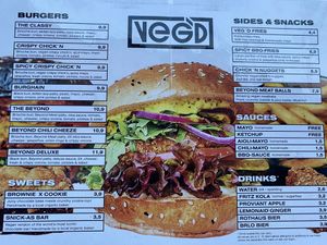   at VEG'D - Vegan Burgers - X-Berg in Berlin