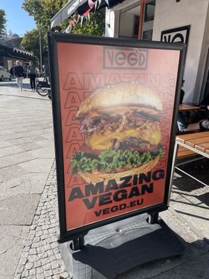 Poster  at VEG'D - Vegan Burgers - X-Berg in Berlin