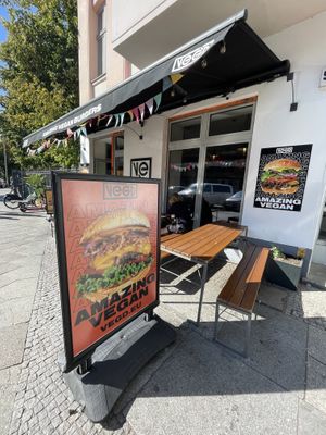 Terrace  at VEG'D - Vegan Burgers - X-Berg in Berlin