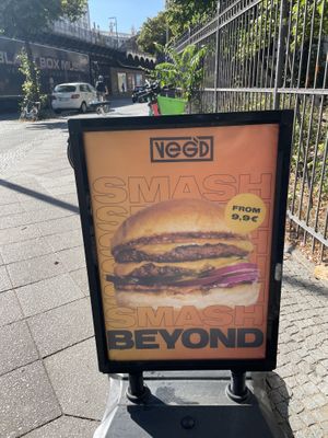 Poster  at VEG'D - Vegan Burgers - X-Berg in Berlin