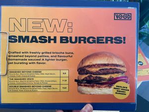 Menu  at VEG'D - Vegan Burgers - X-Berg in Berlin