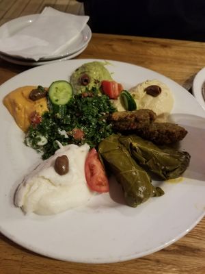 Mediterranean Antipasto Platter vegan style. at Pita Jungle - Arcadia in Phoenix