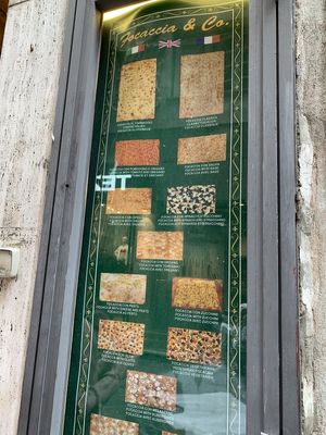 Menu at Focaccia & Co in Genoa