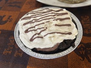 VCC - Chocolate hazelnut pie - so good!   at The Caring Kitchen in Rancho Cordova