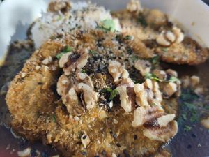 Mushroom Katsu curry at FED Terraza in Coin