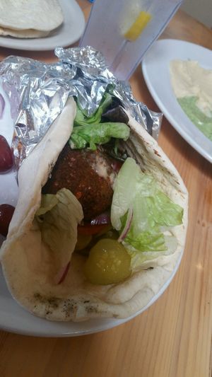 falafel pita at Pita Jungle in Mesa