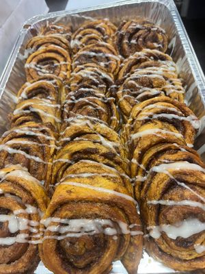 Sweet potato cinnamon rolls at Tastes of Bri in Cicero