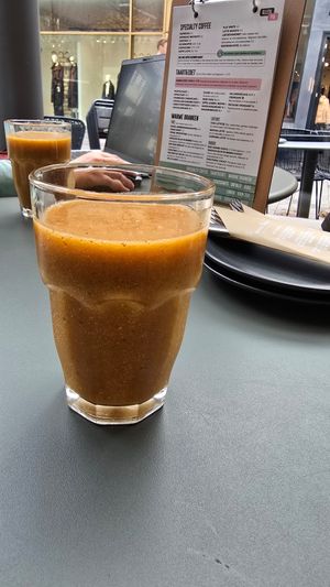 Ginger energy juice at Anne&Max in Tilburg