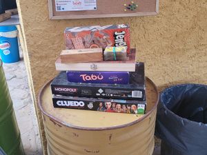 Games at El Xiringuito del Riu in Camarasa