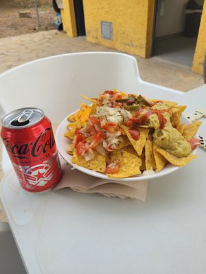 Nachos at El Xiringuito del Riu in Camarasa