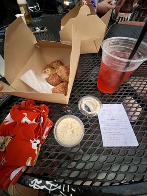 Comes with vegan ranch too!  at 97 Estoria in Atlanta