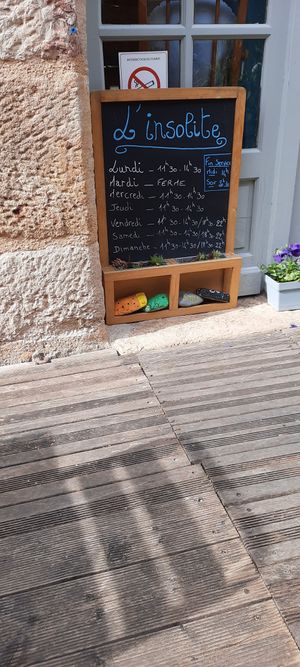Horaires at L'insolite in Najac