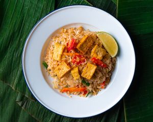 Thai Fried Rice with Tofu at Plue in New York City