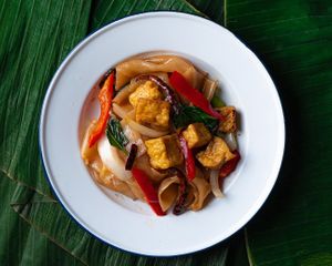 Tofu Drunken Noodle at Plue in New York City