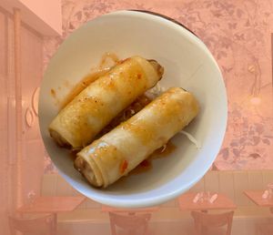 Spring rolls at Plue in New York City
