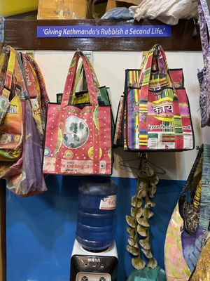   at Beni Recycled Handicrafts  in Kathmandu