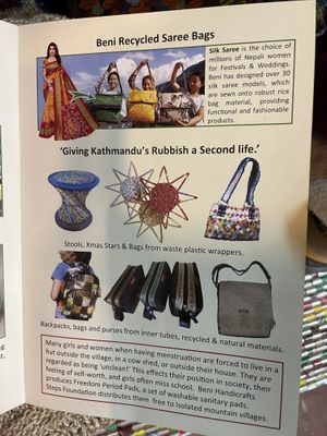   at Beni Recycled Handicrafts  in Kathmandu